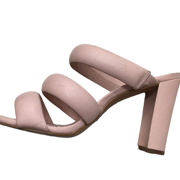 Avec Les Filles pink heel sandals  7 - Picture 3 of 9